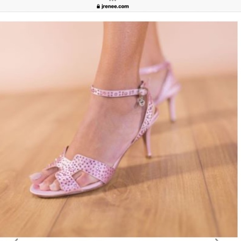 NEW J. RENNE SARLON PINK HEELS